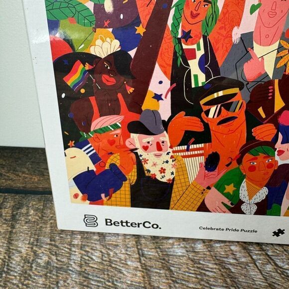 BetterCo Celebrate Pride Jigsaw Puzzle 1000 Piece Mara Drozdova‎ NEW - Picture 2 of 7